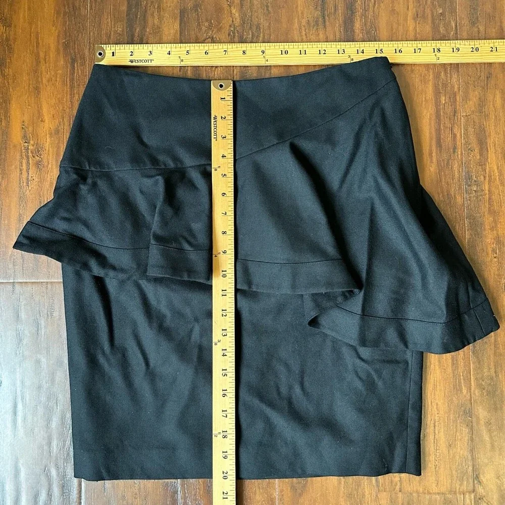 TED BAKER LONDON Lined Ruffled Tiered Mini Skirt in Black - Picture 9 of 9